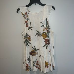 Free People Floral Tunic Dress, Size Small